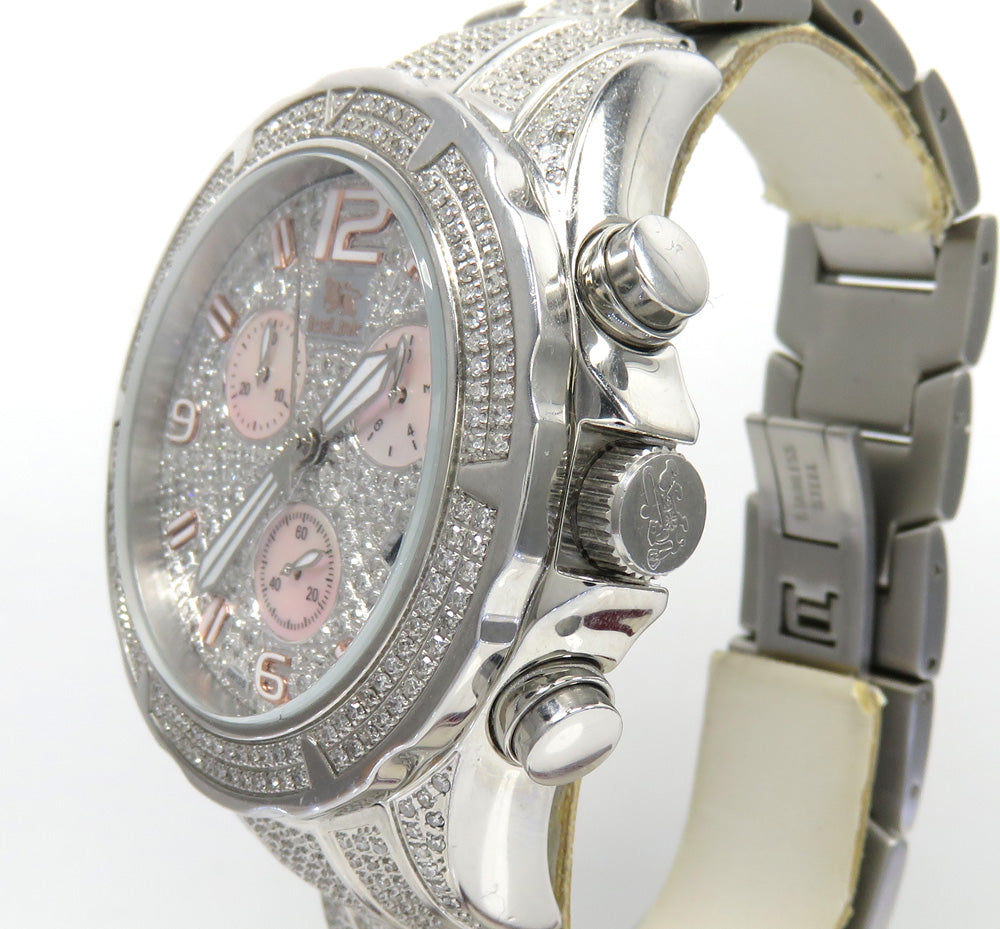 DIAMOND ICELINK AQUA TERRA MENS WATCH 7.00CT – So Icy Jewelry