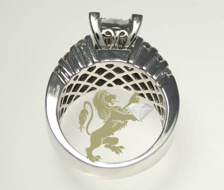 ... LADIES 14K WHITE GOLD PRINCESS  ROUND DIAMOND DUBAI ENGAGEMENT RING ... LADIES 14K WHITE GOLD PRINCESS  ROUND DIAMOND DUBAI ENGAGEMENT RING