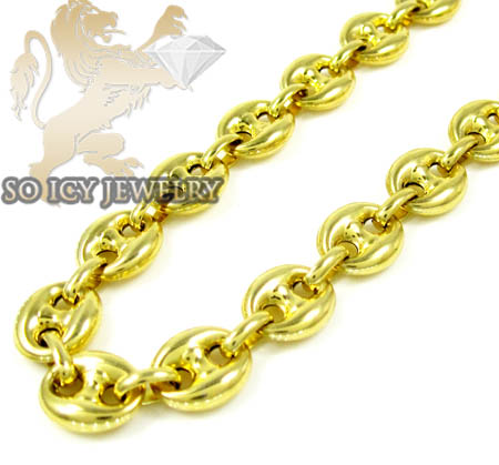 18k gold gucci link chain