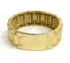 14k gold 7.80mm presidential style ring