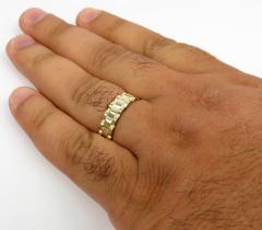 10k gold 6mm presidential style ring