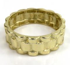 10k gold 7.50mm presidential style ring