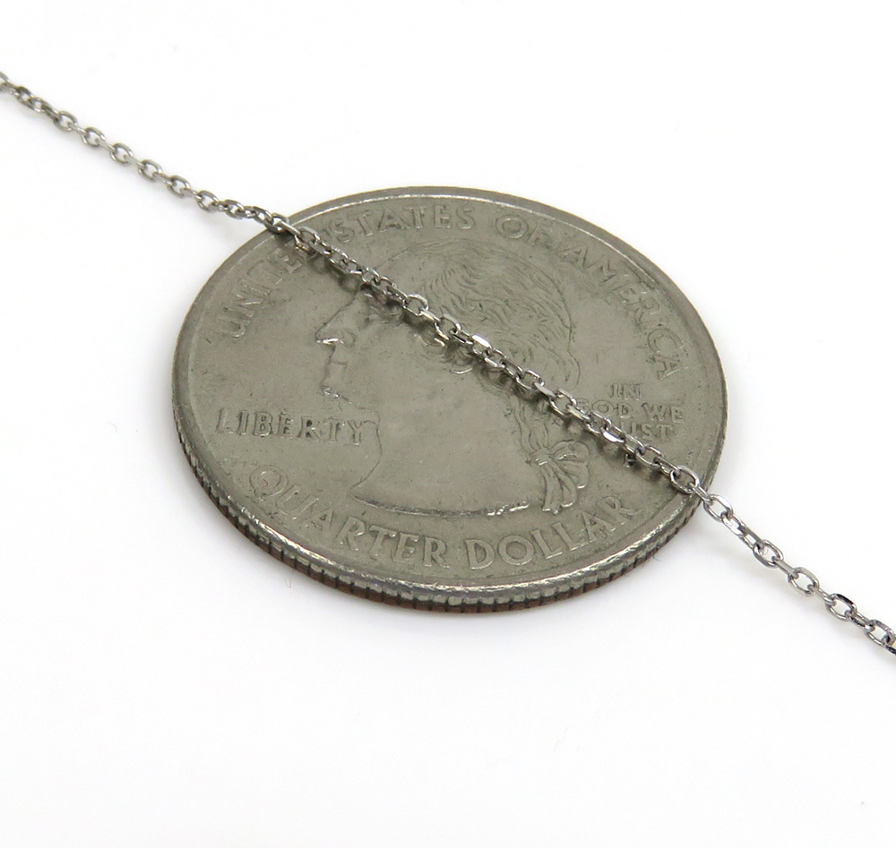 14k white gold diamond earrings and pendant set 16