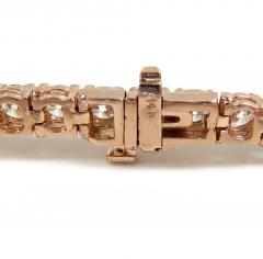 14k gold 25 pointer vs diamond tennis bracelet 7 inch 10.80ct