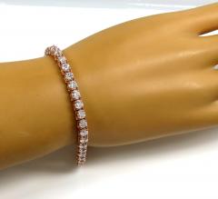 14k gold 25 pointer vs diamond tennis bracelet 7 inch 10.80ct