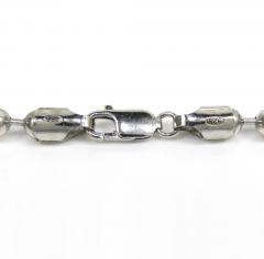 925 white sterling silver ball link chain 20-30 inch 5mm