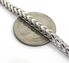 925 white sterling silver solid franco chain 18-26 inches 3.8mm