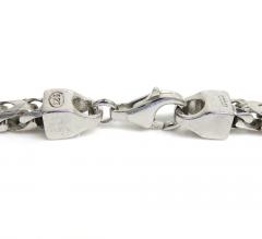 925 white sterling silver solid franco chain 18-28 inches 4.5mm