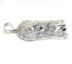 925 sterling silver large classic jesus pendant