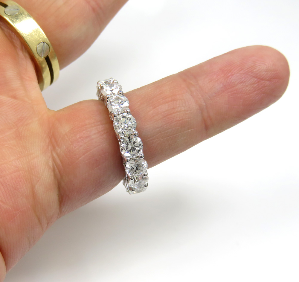 18k gold vs 360 diamond eternity ring 5.51ct  - Image 5