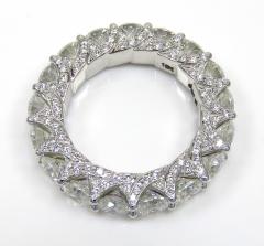 18k gold vs 360 diamond eternity ring 5.51ct 