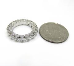 18k gold vs 360 diamond eternity ring 5.51ct 
