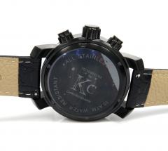 Techno com kc black diamond carbon fiber watch 3.50ct