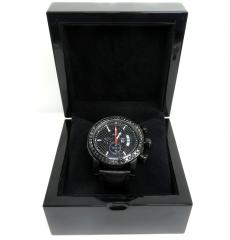 Techno com kc black diamond carbon fiber watch 4.00ct