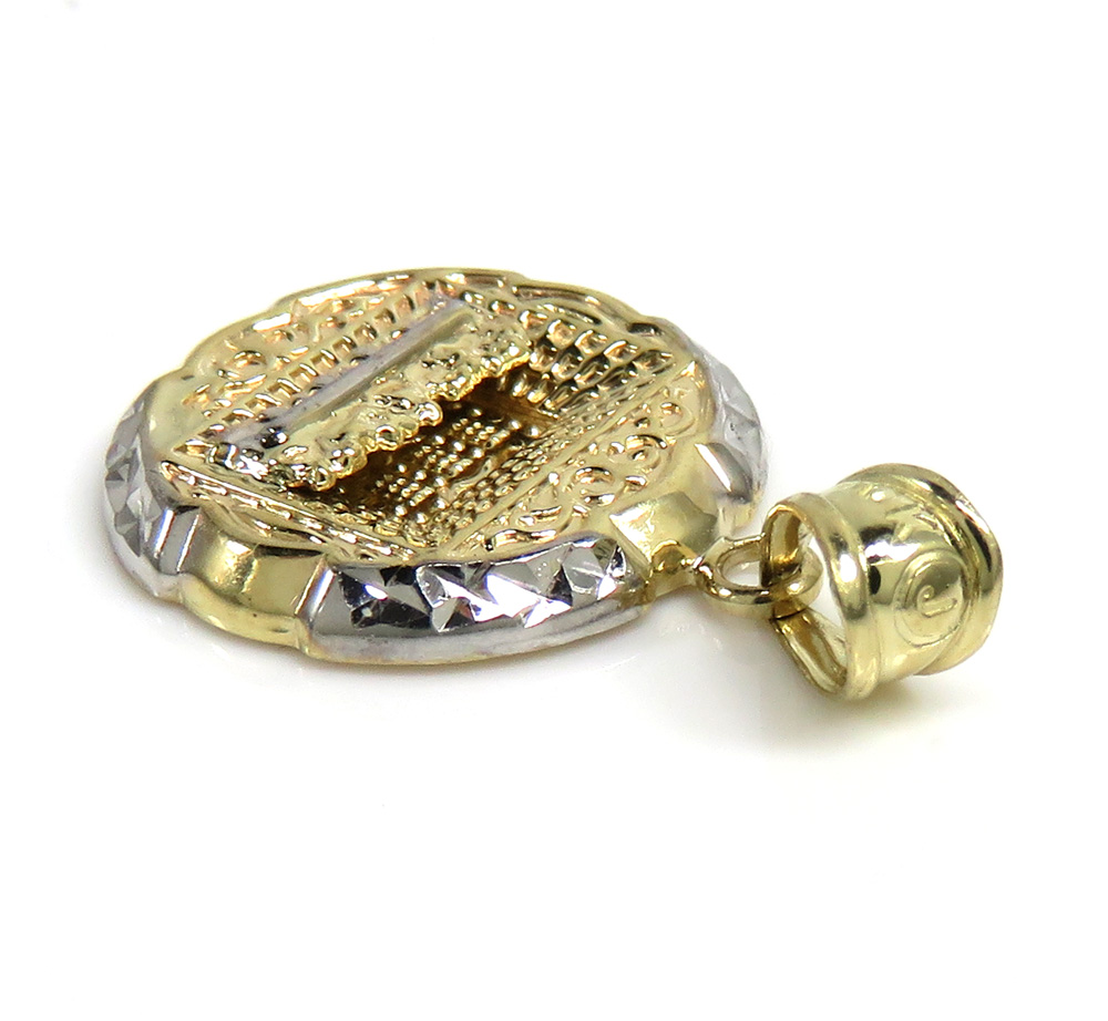 10k yellow gold mini jesus apostles last supper pendant 