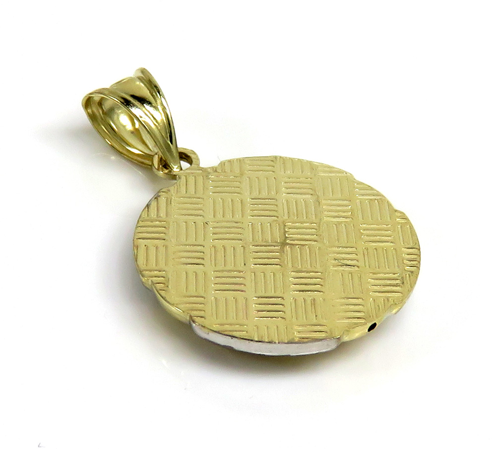 10k yellow gold mini jesus apostles last supper pendant  - Image 4