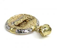 10k yellow gold mini jesus apostles last supper pendant 