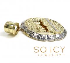 10k yellow gold small-xl jesus apostles last supper pendant 