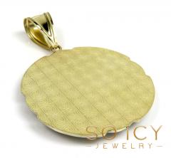 10k yellow gold small-xl jesus apostles last supper pendant