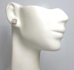 10k yellow gold diamond 7mm rounded cube earrings 0.34ct