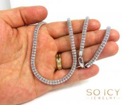 10k gold diamond cut ice link chain 4.5mm 18-26