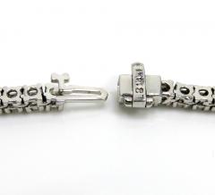 14k white gold round 7 pointer diamond tennis chain 22 inches 3.50mm 13.05ct