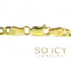 925 yellow or white solid cuban chain 18-26 inch 3.50mm