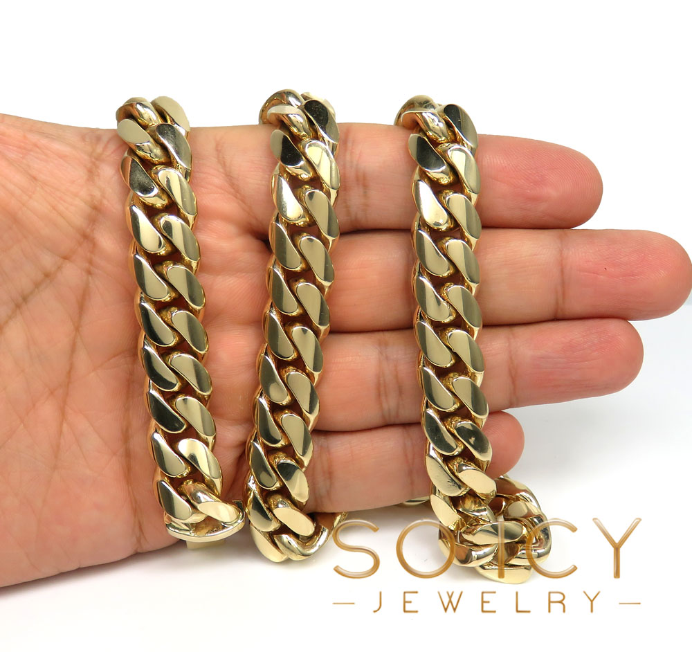 5mm Cuban Link Chain Box Lock - Solid Gold| GOLDZENN Jewelry 18K Solid Gold / 26