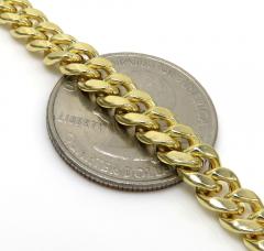 14k yellow gold hollow miami cuban link chain 20-24 inches 5.8mm