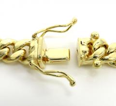 14k yellow gold hollow miami cuban link chain 20-24 inches 5.8mm