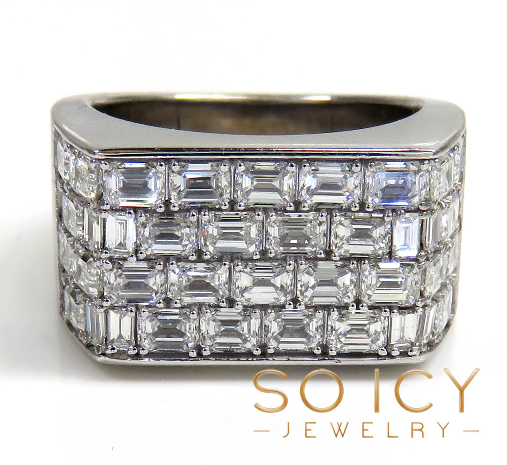 14k gold vs emerald diamond ring 2.50ct