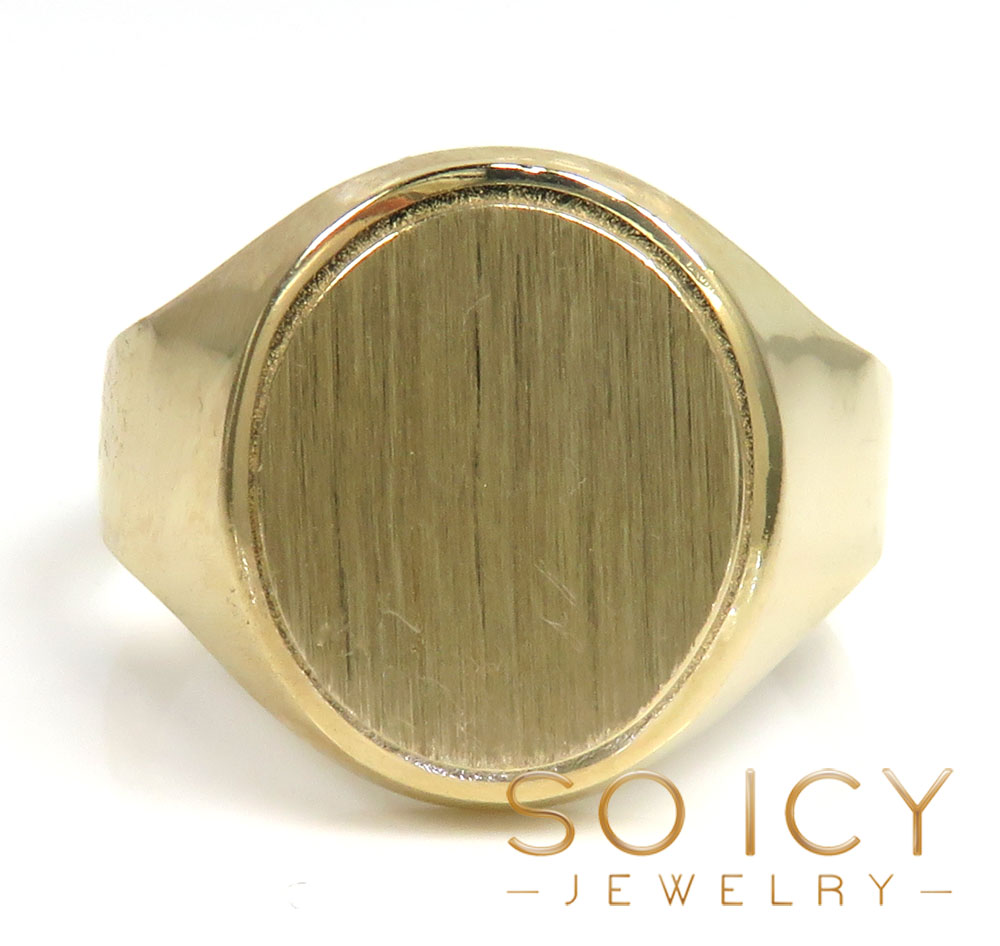 Buy 14k Yellow Gold Fancy Monogram Ring Online at SO ICY JEWELRY