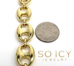 10k yellow gold hollow xl gucci link chain 20-24