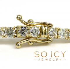 14k gold 10 pointer diamond tennis bracelet 7.50