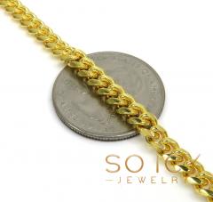 925 yellow or white sterling silver miami link chain 18-26