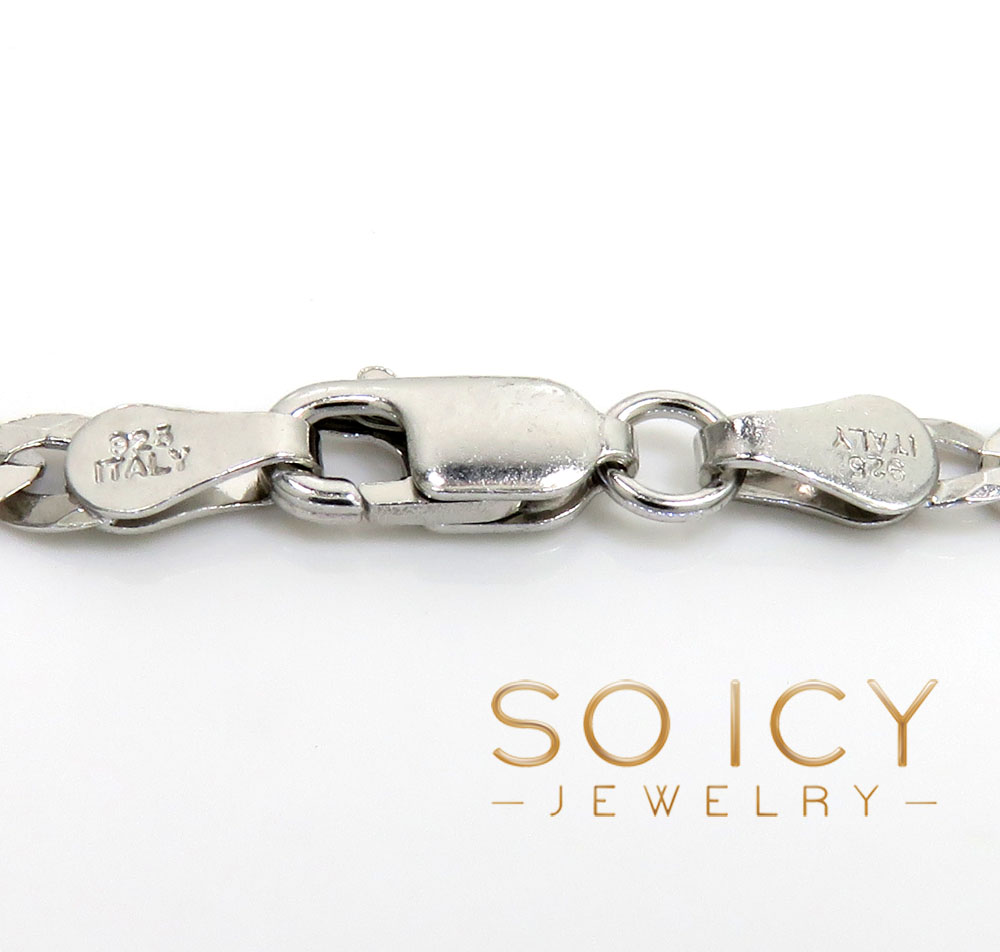 925 yellow or white solid cuban bracelet 9