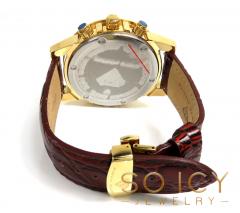 Mens aqua master genuine diamond 50mm watch 0.20ct