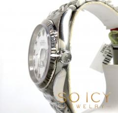 Rolex datejust stainless steel 36mm white roman dial ref. 116234