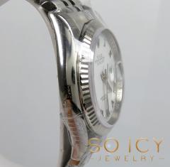 Rolex datejust stainless steel 36mm white roman dial ref. 116234