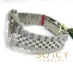 Rolex datejust stainless steel 36mm white roman dial ref. 116234
