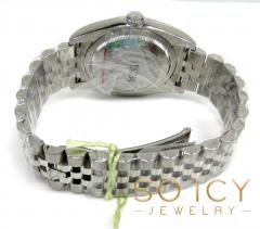 Rolex datejust stainless steel 36mm white roman dial ref. 116234
