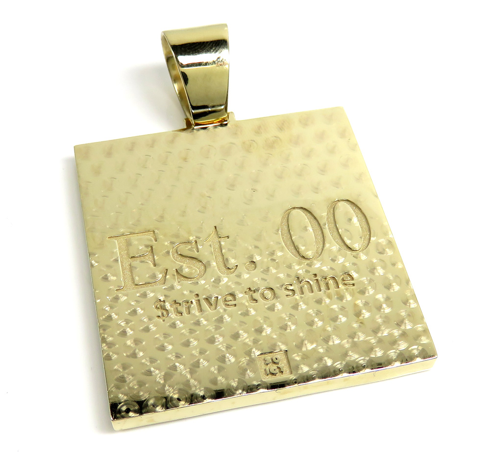 14k custom made two letter 2