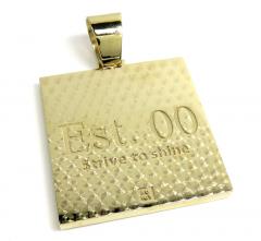 14k custom made two letter 2