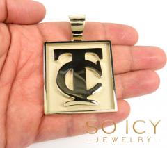 14k custom made two letter 2