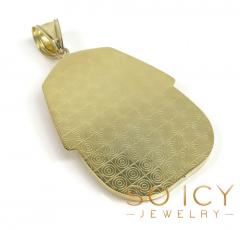 10k yellow gold mini-large king tut pharaoh head pendant