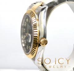 Preowned rolex datejust 2 41mm yellow gold and stainless steel ref. 116333