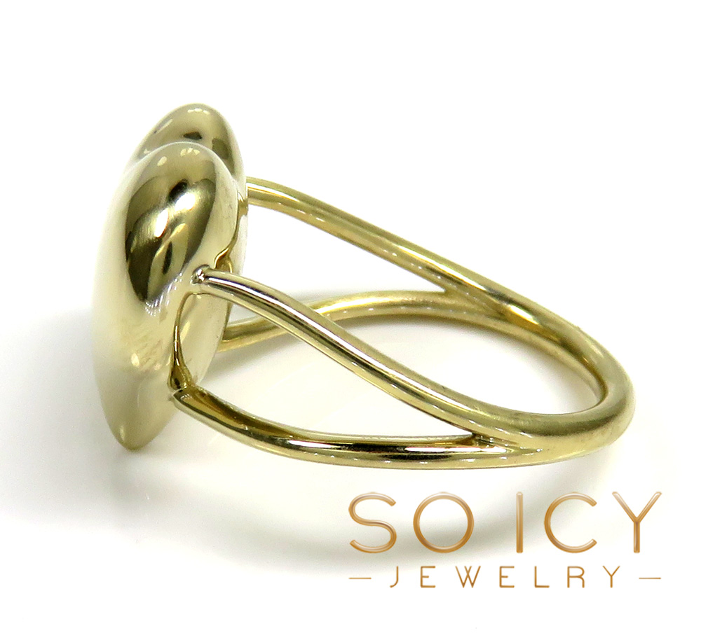 14k solid gold large heart ring  - Image 3