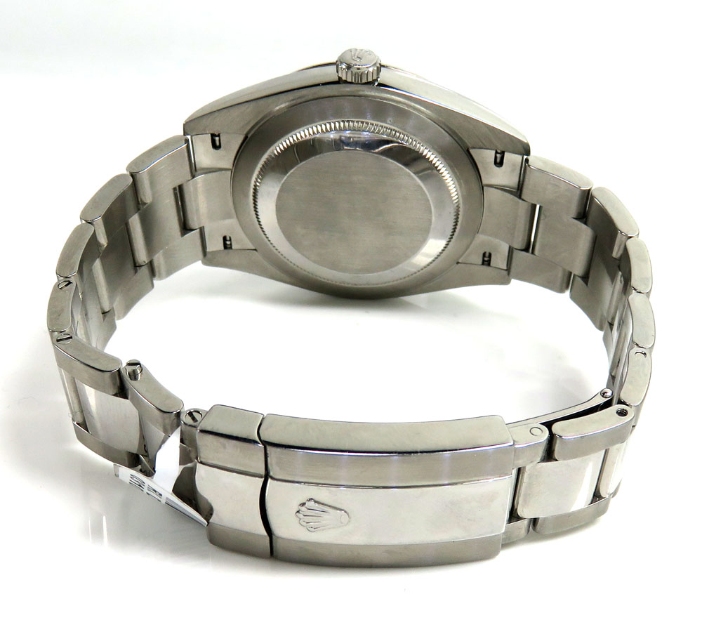 Rolex stainless steel datejust 41mm fluted turquoise dial ref. 126334 - Image 4