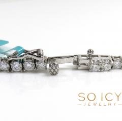 Silver 3mm or 4mm 925 moissanite tennis chain 18-30