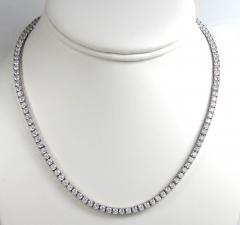 3mm 925 silver cz ice tennis link chain 15ct